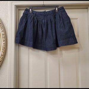Spoon denim Jean's skirt is a junior size 13.